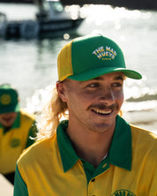 THE MAD HUEYS OI OI OI | TWILL TRUCKER - AUSSIE GREEN