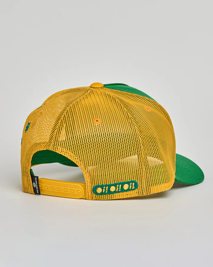 THE MAD HUEYS OI OI OI | TWILL TRUCKER - AUSSIE GREEN