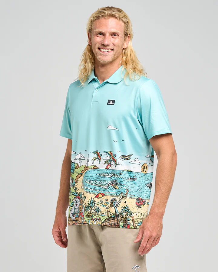 MAD HUEYS OZ STRAYA | SS PARTY POLO