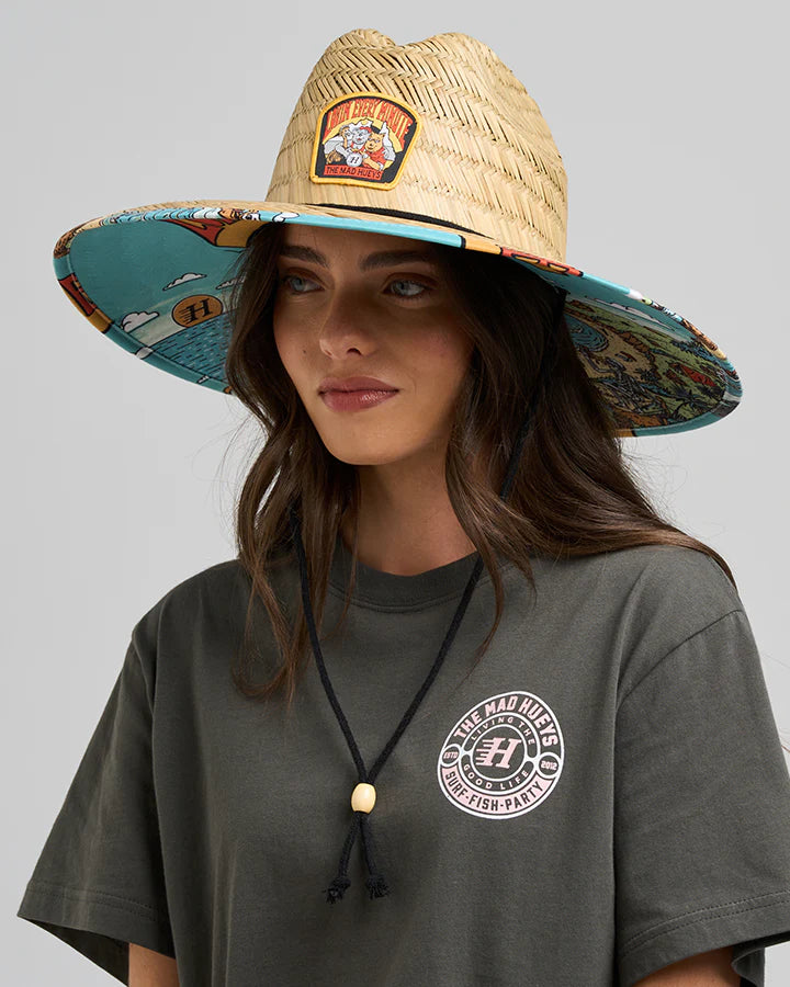MAD HUEYS OZ STRAYA STRAW HAT