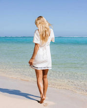RIP CURL OCEANIC EMBROIDERED MINI DRESS