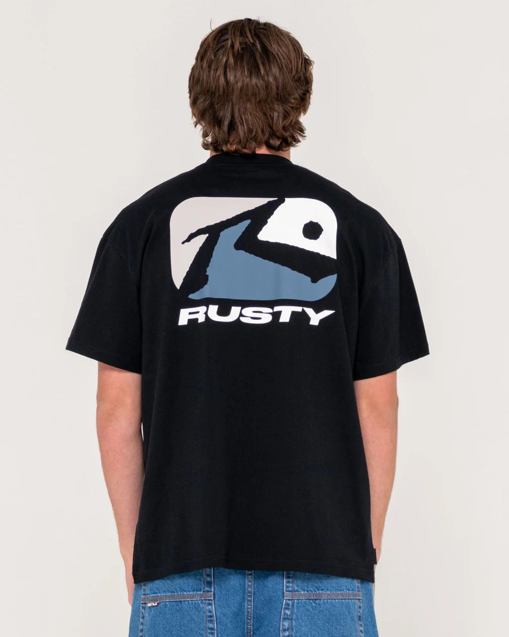 RUSTY PHENOM GRAPHIC TEE BLACK