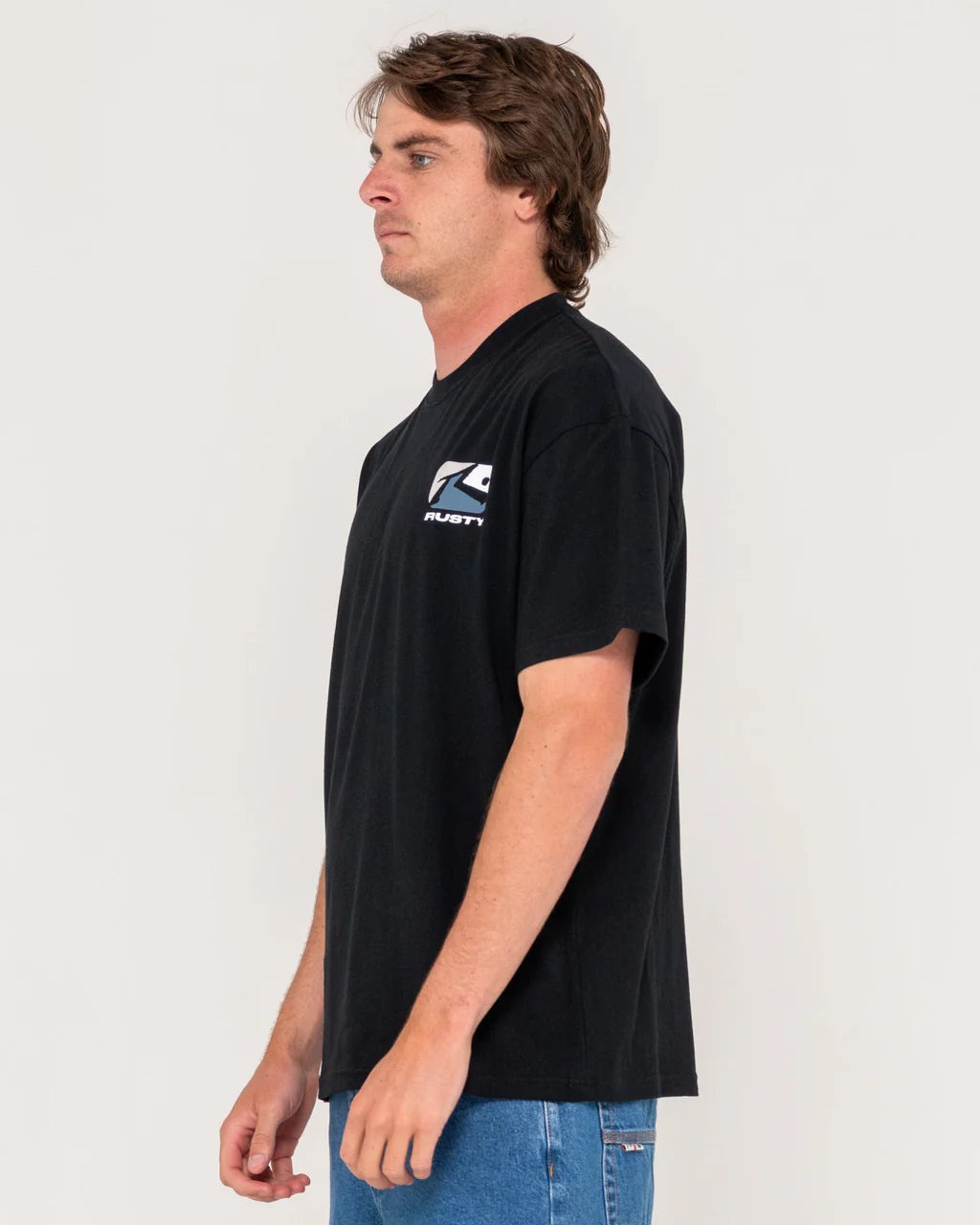 RUSTY PHENOM GRAPHIC TEE BLACK