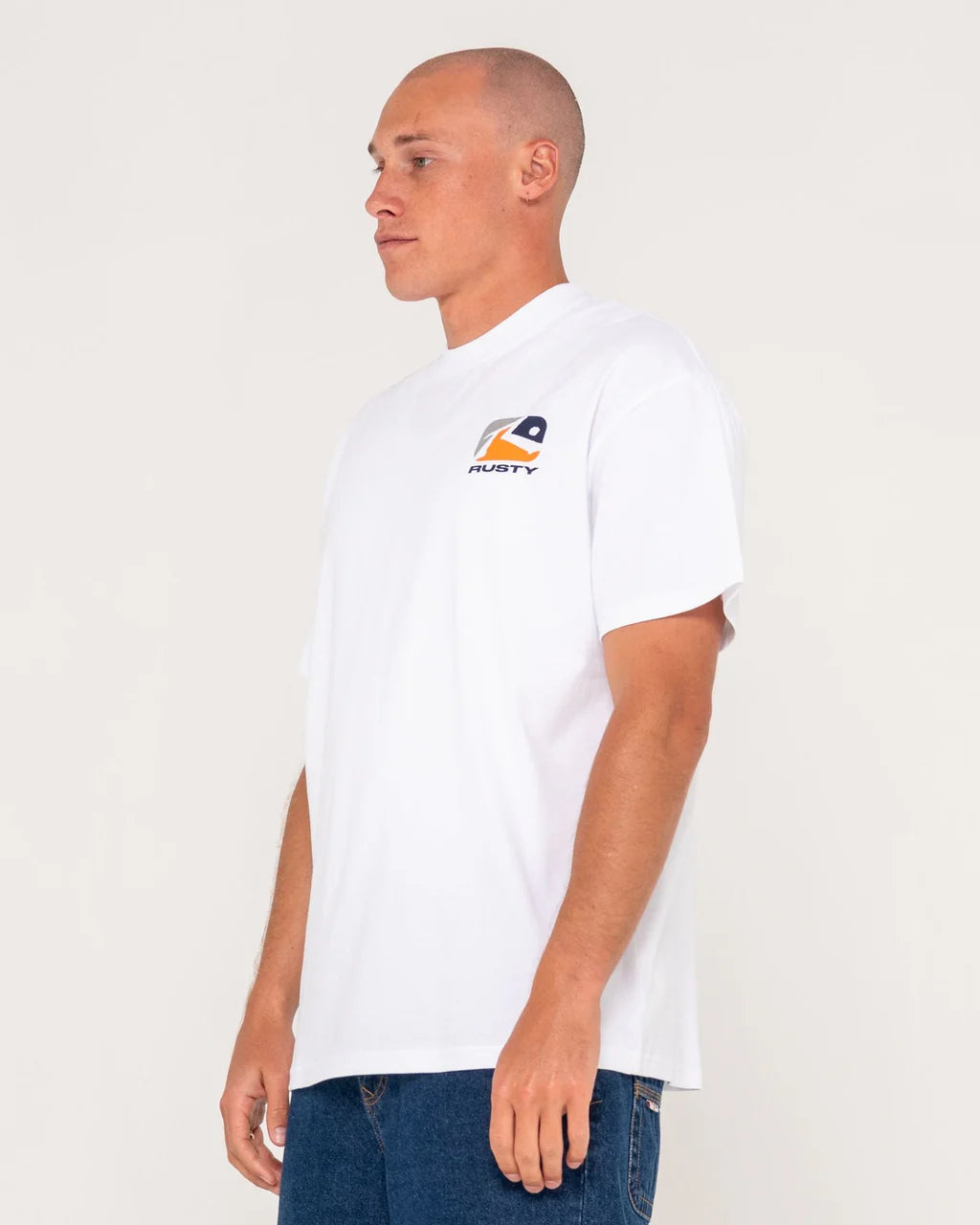RUSTY PHENOM GRAPHIC TEE WHITE