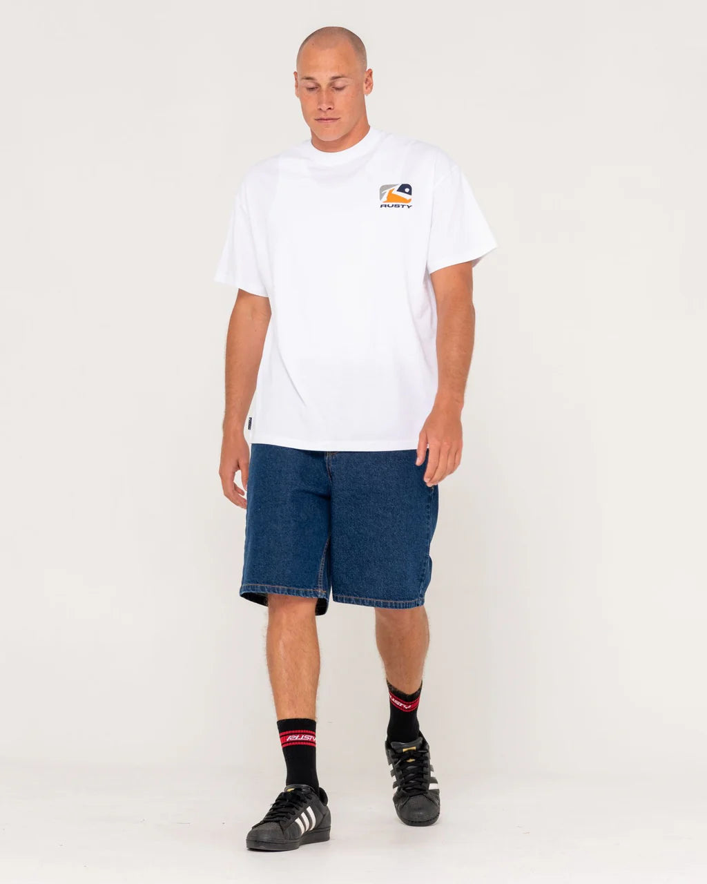 RUSTY PHENOM GRAPHIC TEE WHITE