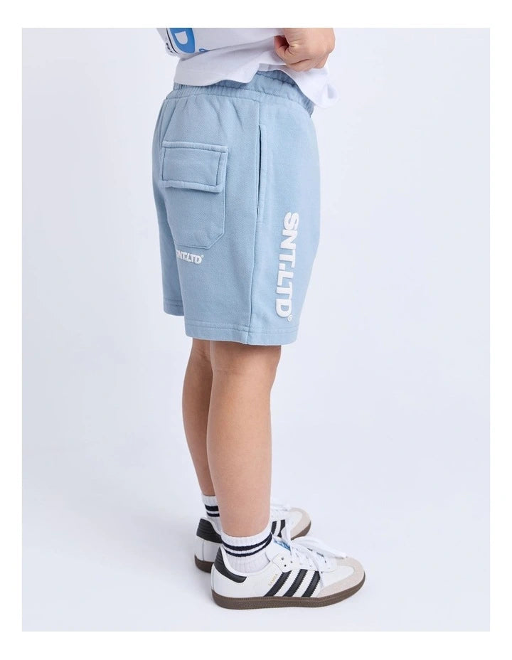 ST GOLIATH PODIUM FLEECE SHORT - LIGHT BLUE