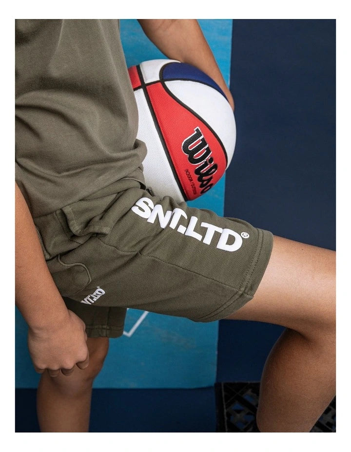 ST GOLIATH PODIUM FLEECE SHORT - KHAKI