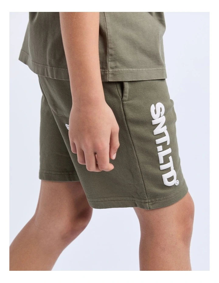 ST GOLIATH PODIUM FLEECE SHORT - KHAKI
