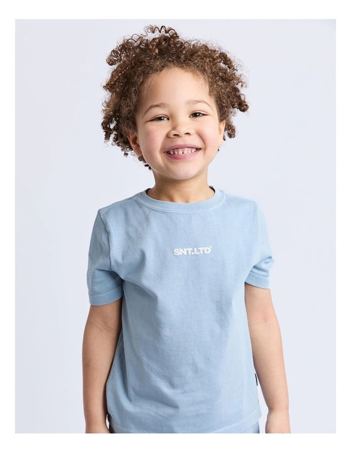ST GOLIATH PODIUM TEE - LIGHT BLUE