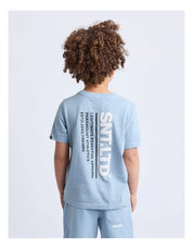 ST GOLIATH PODIUM TEE - LIGHT BLUE
