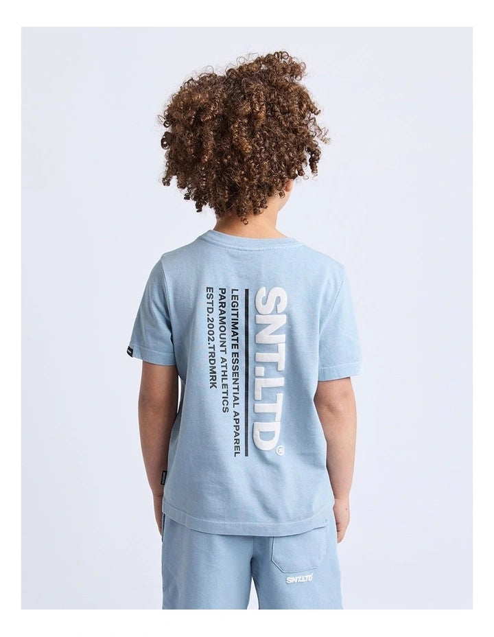 ST GOLIATH PODIUM TEE - LIGHT BLUE