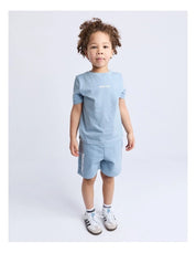 ST GOLIATH PODIUM TEE - LIGHT BLUE