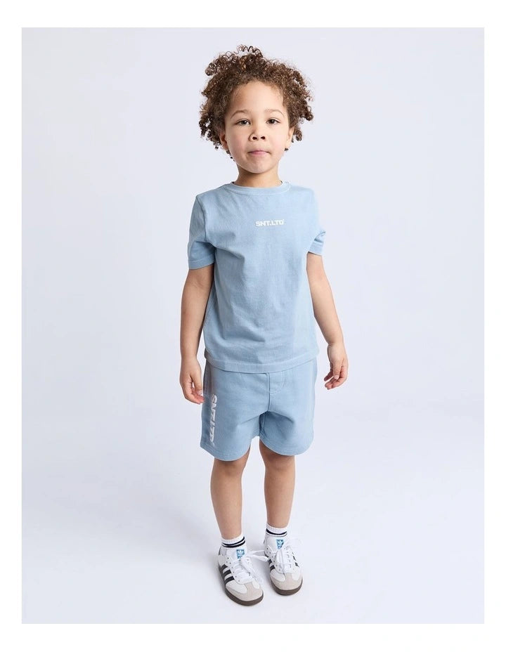 ST GOLIATH PODIUM TEE - LIGHT BLUE