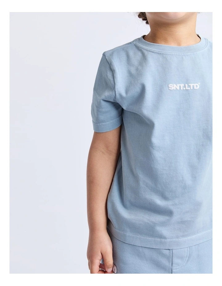 ST GOLIATH PODIUM TEE - LIGHT BLUE