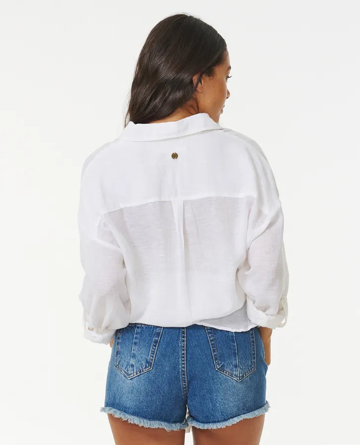 RIP CURL PREMIUM SURF HOLIDAY SHIRT WHITE