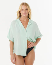 RIP CURL PREMIUM SURF SHIRT AQUA