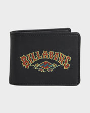 BILLABONG RANGE LEATHER WALLET - BLACK