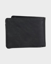 BILLABONG RANGE LEATHER WALLET - BLACK