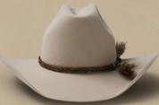 AKUBRA ROUGH RIDER HAT LIGHT SAND WESTERN OUTBACK FELT
