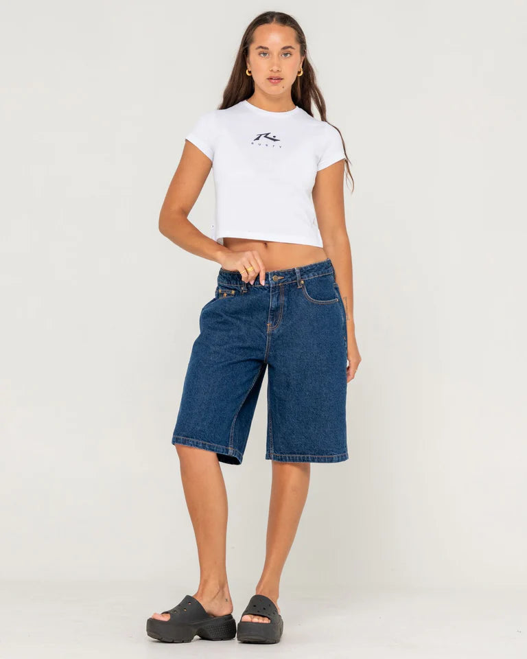 RUSTY ESSENTIALS GRAPHIC BABY TEE