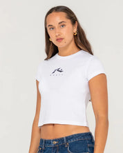 RUSTY ESSENTIALS GRAPHIC BABY TEE