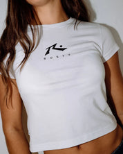 RUSTY ESSENTIALS GRAPHIC BABY TEE