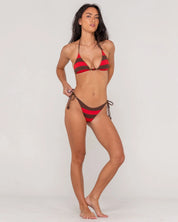 RUSTY RACK CITY CONTRAST TRIANGLE BIKINI TOP