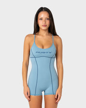 RUSTY LOW-KEY ROMPER ONE PIECE – SMOKE BLUE