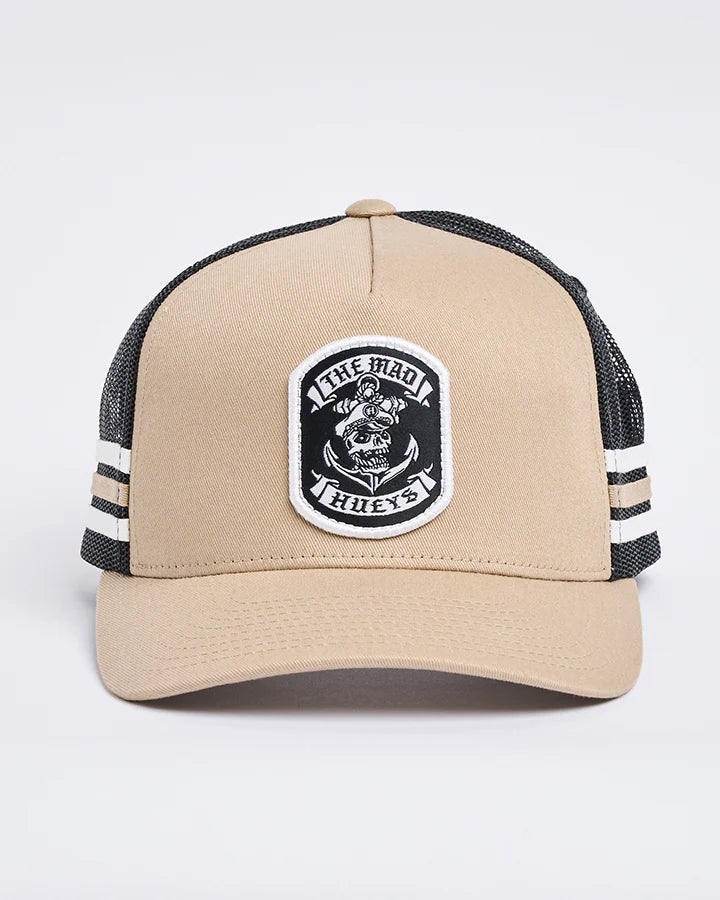 MAD HUEYS SAILOR ANCHOR TWILL TRUCKER