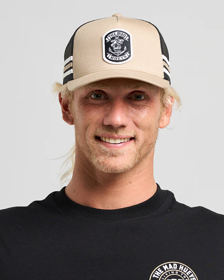 MAD HUEYS SAILOR ANCHOR TWILL TRUCKER