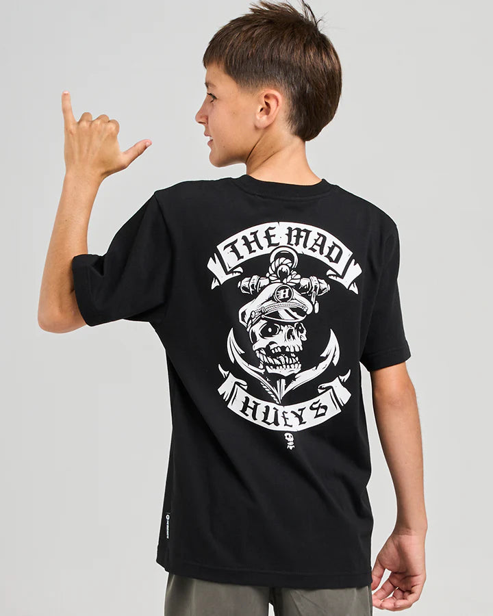 MAD HUEYS SAILOR ANCHOR YOUTH TEE