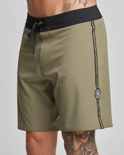 MAD HUEYS SEND IT | 18" BOARDSHORT - OLIVE