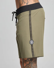 MAD HUEYS SEND IT | 18" BOARDSHORT - OLIVE