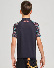 MAD HUEYS SHE'LL BE RIGHT | YOUTH RAGLAN SS RASHIE - BLACK