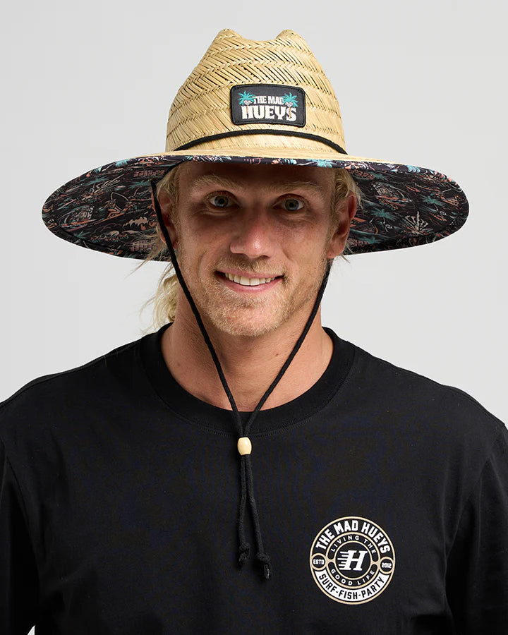 MAD HUEYS SHE'LL BE RIGHT STRAW HAT