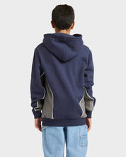 BILLABONG BOYS SPEC 73 POP MOCK PULLOVER HOODIE KIDS VINTAGE INDIGO 8-16