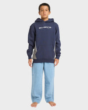 BILLABONG BOYS SPEC 73 POP MOCK PULLOVER HOODIE KIDS VINTAGE INDIGO 8-16