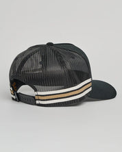 MAD HUEYS SURF HUEYS | TWILL TRUCKER - BLACK