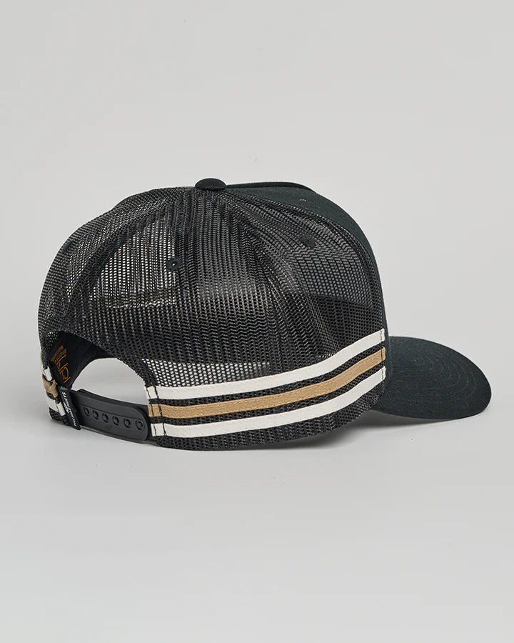 MAD HUEYS SURF HUEYS | TWILL TRUCKER - BLACK