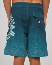 MAD HUEYS SURFING H | YOUTH 17" BOARDSHORT - BLACK
