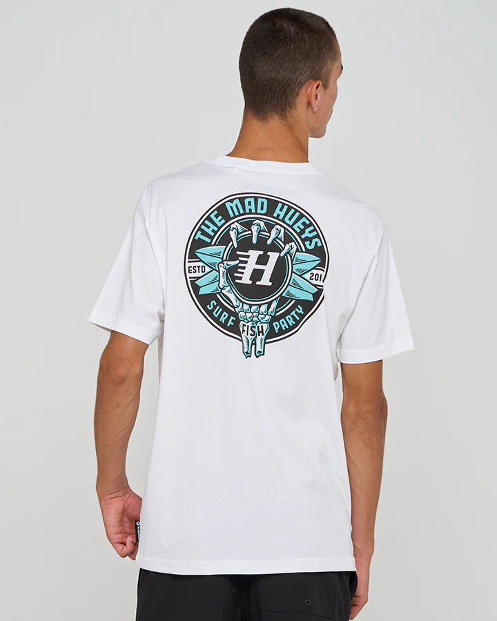 MAD HUEYS SURF HUEYS | SS TEE - WHITE