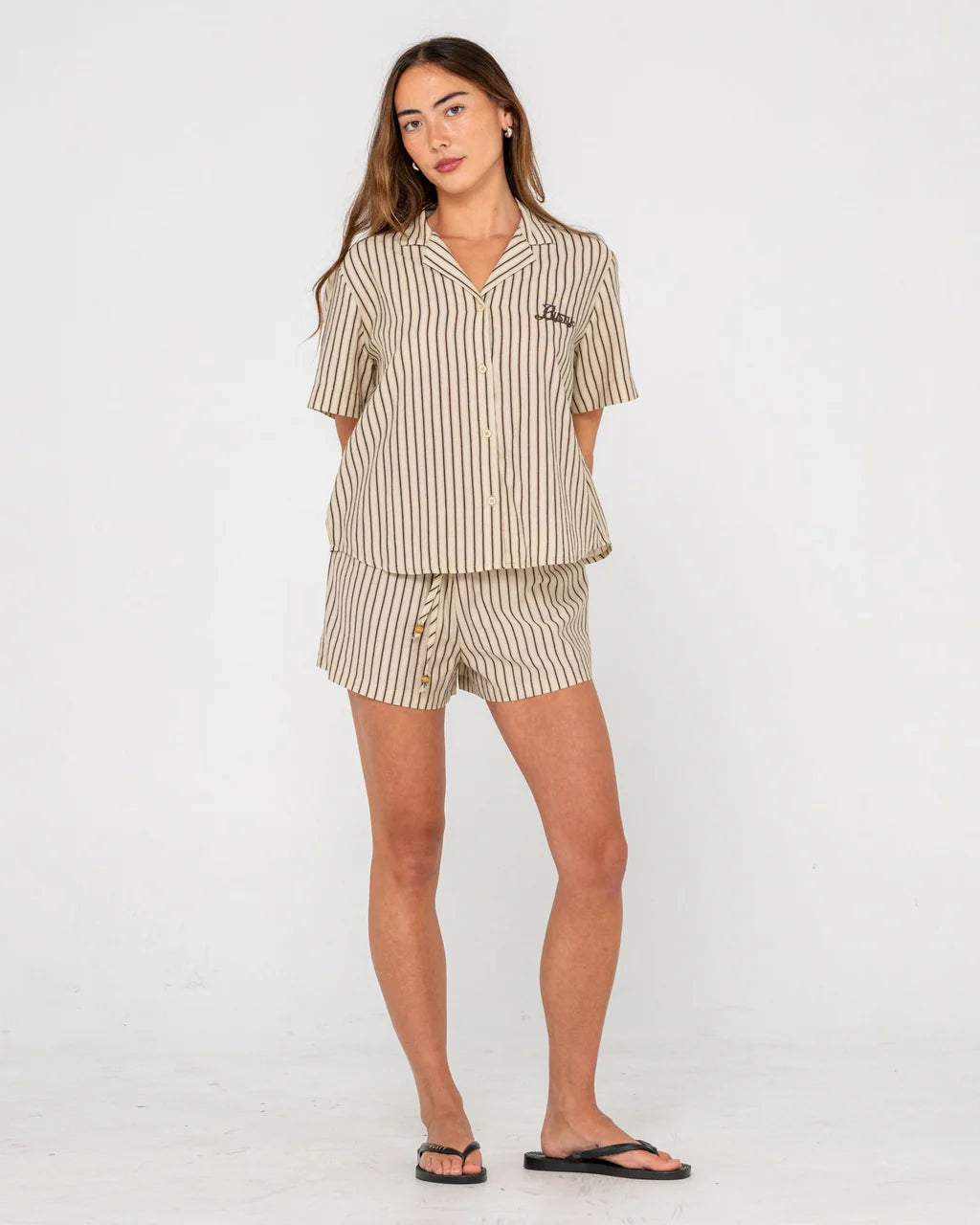 RUSTY SANDY STRIPE BOXY SHIRT