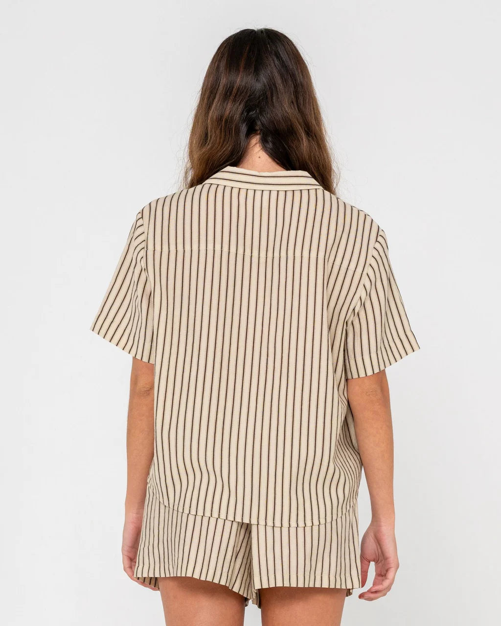 RUSTY SANDY STRIPE BOXY SHIRT