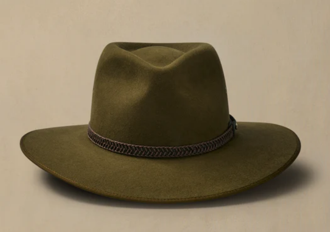 AKUBRA TABLELANDS – ADVENTURE-READY OUTDOOR FELT HAT - KHAKI