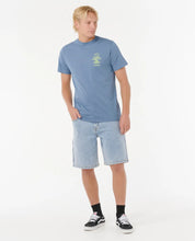 RIP CURL SEARCH ICON TEE - BLUEFIN