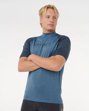 RIP CURL SHOCK UPF S/S - NAVY MARLE