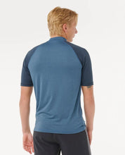 RIP CURL SHOCK UPF S/S - NAVY MARLE