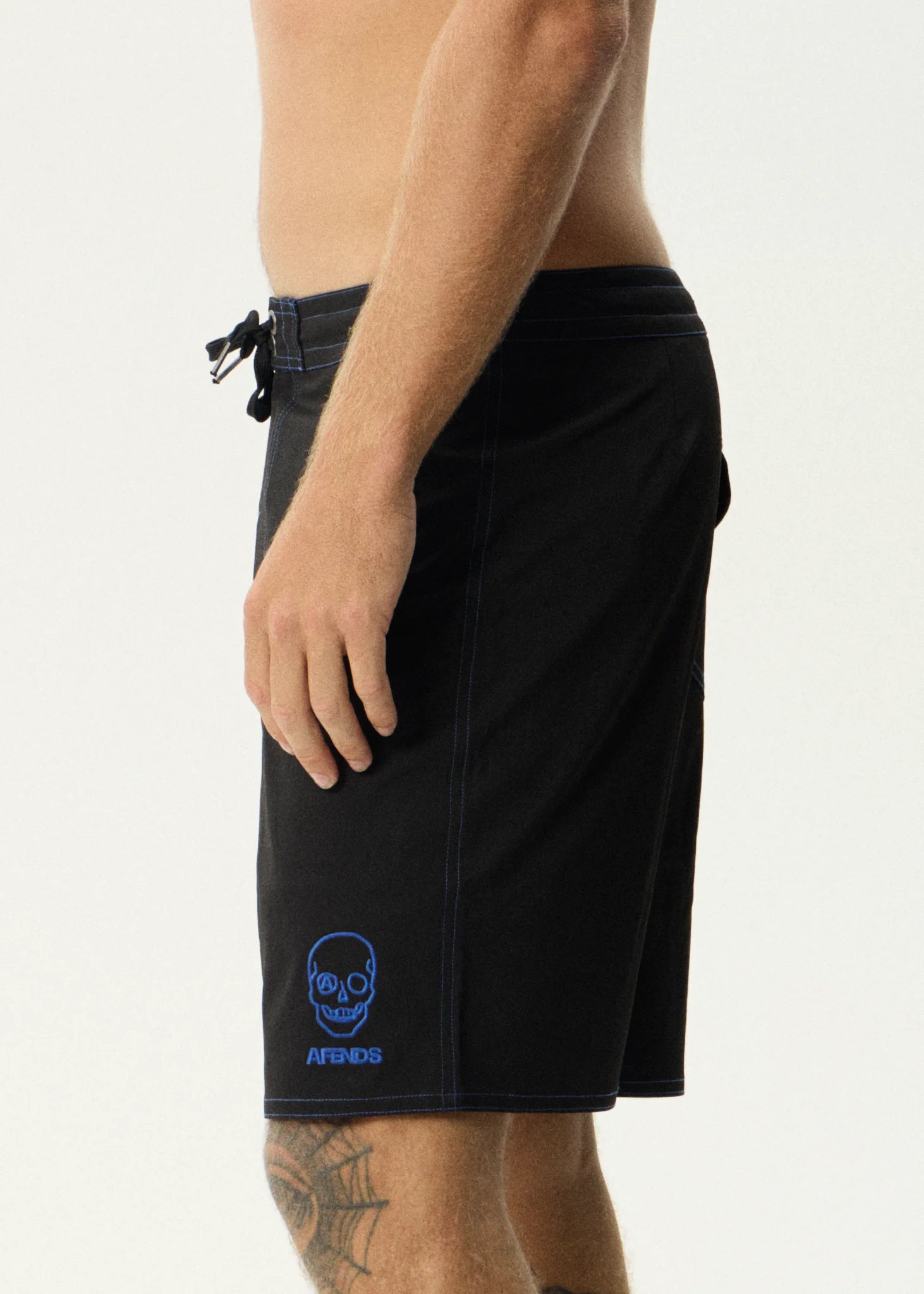 AFENDS SKELETOR SURF RELATED V2 BOARDSHORT 19" – LIGHTWEIGHT WATER RESISTANT SURF SHORTS