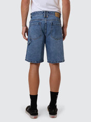 THRILLS SLACKER DENIM SHORT - STONED BLUE