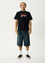 AFENDS SPLASH BOXY TEE – RECYCLED COTTON CROPPED GRAPHIC T-SHIRT